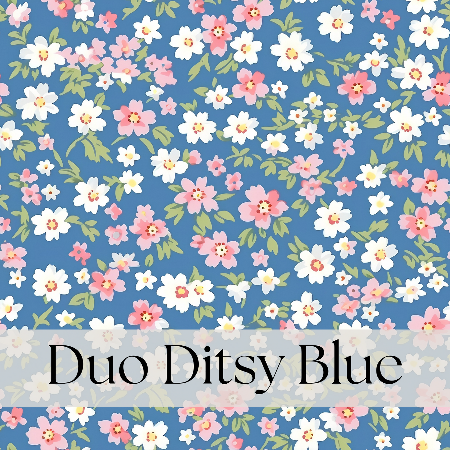 Duo Ditsy Blue