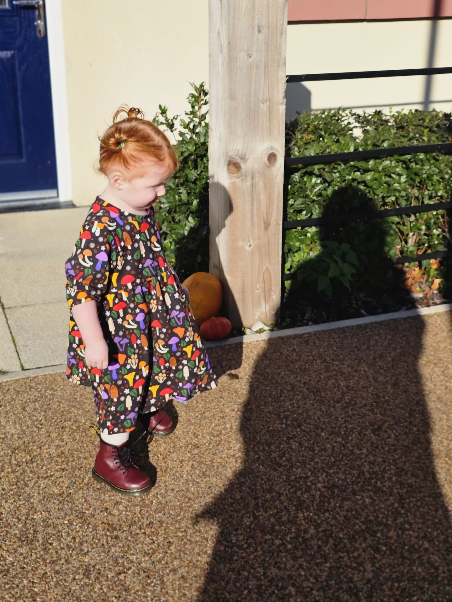 Dotty Dress | Long + Short Sleeves | HALLOWINDOW ICE