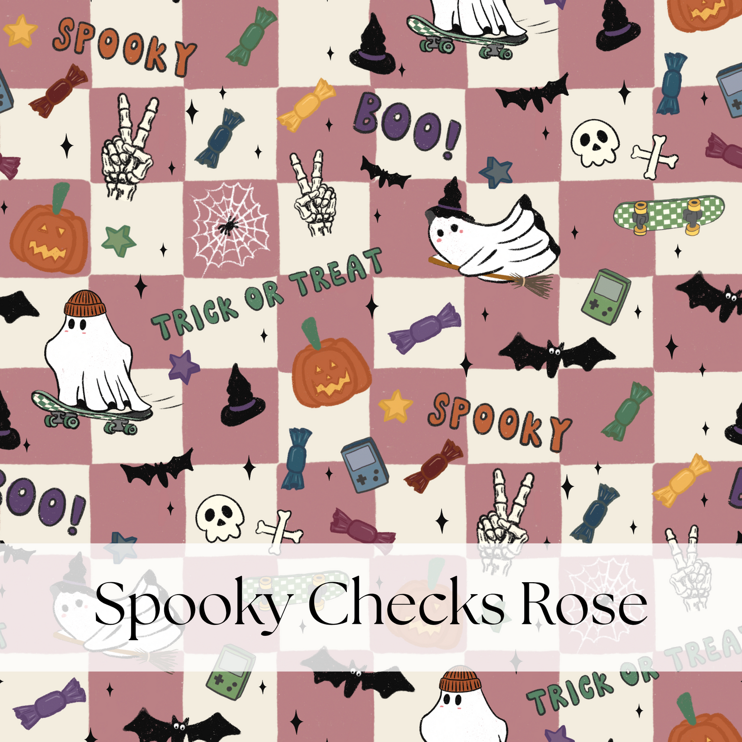 SPOOKY CHECK ROSE