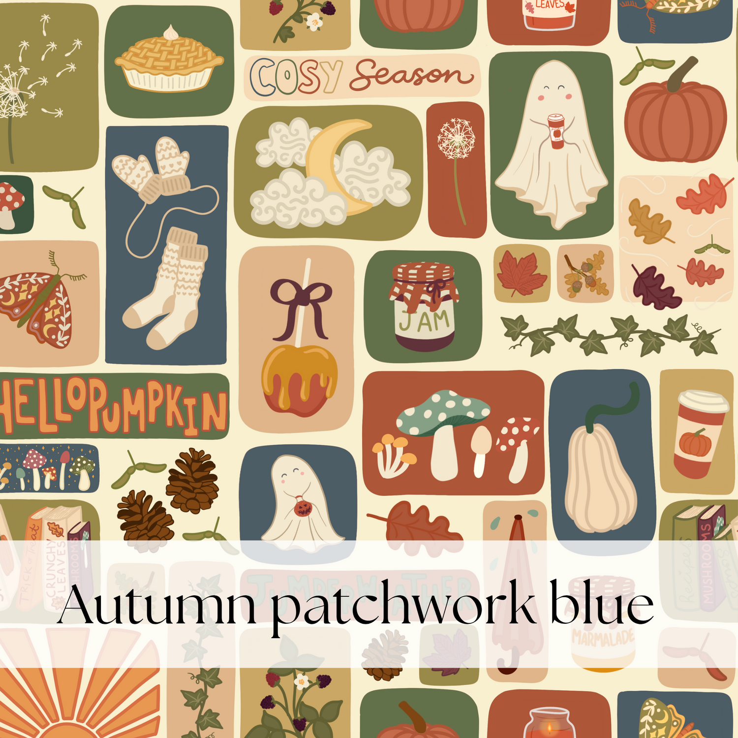 AUTUMN PATCHWORK BLUE