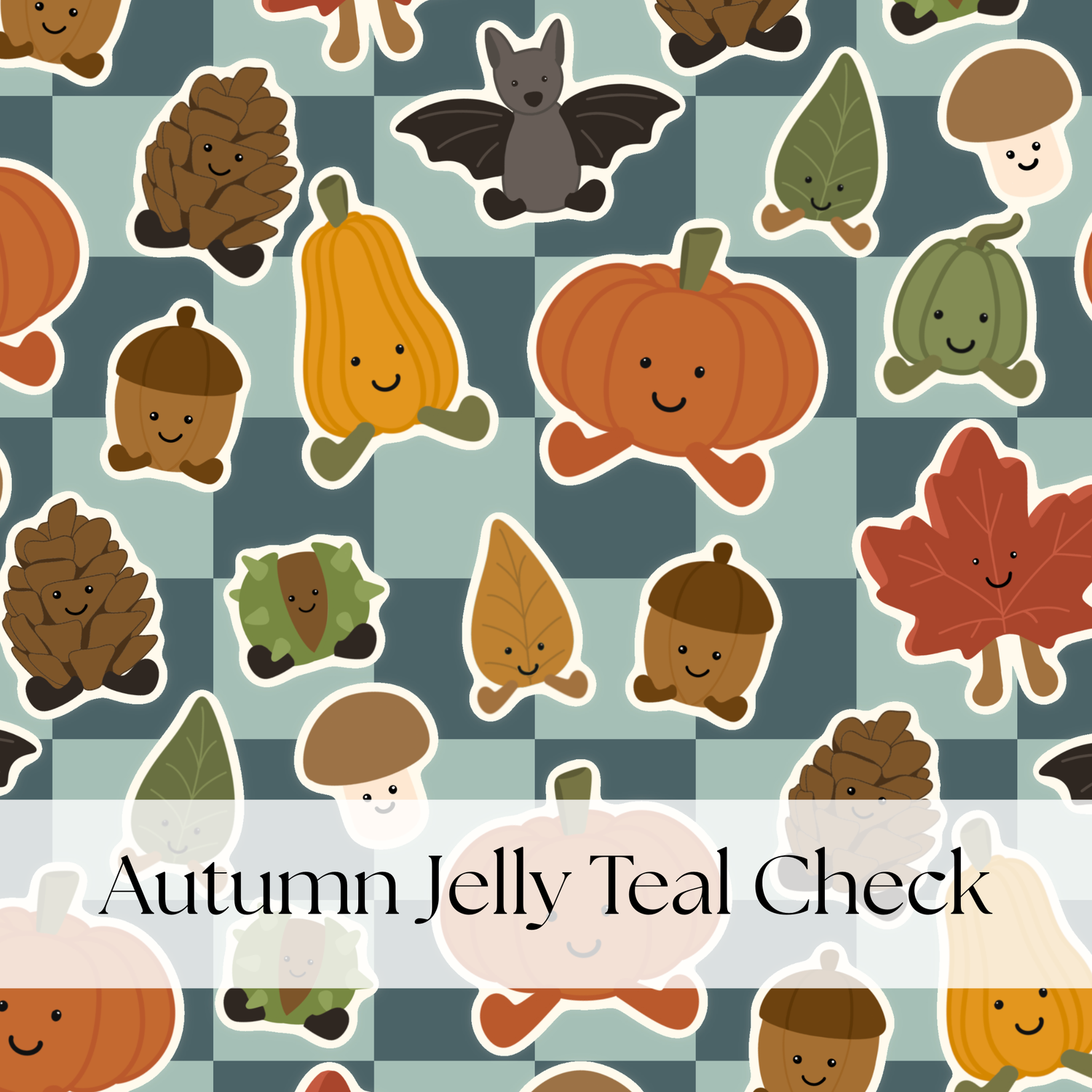 AUTUMN JELLY TEAL CHECK