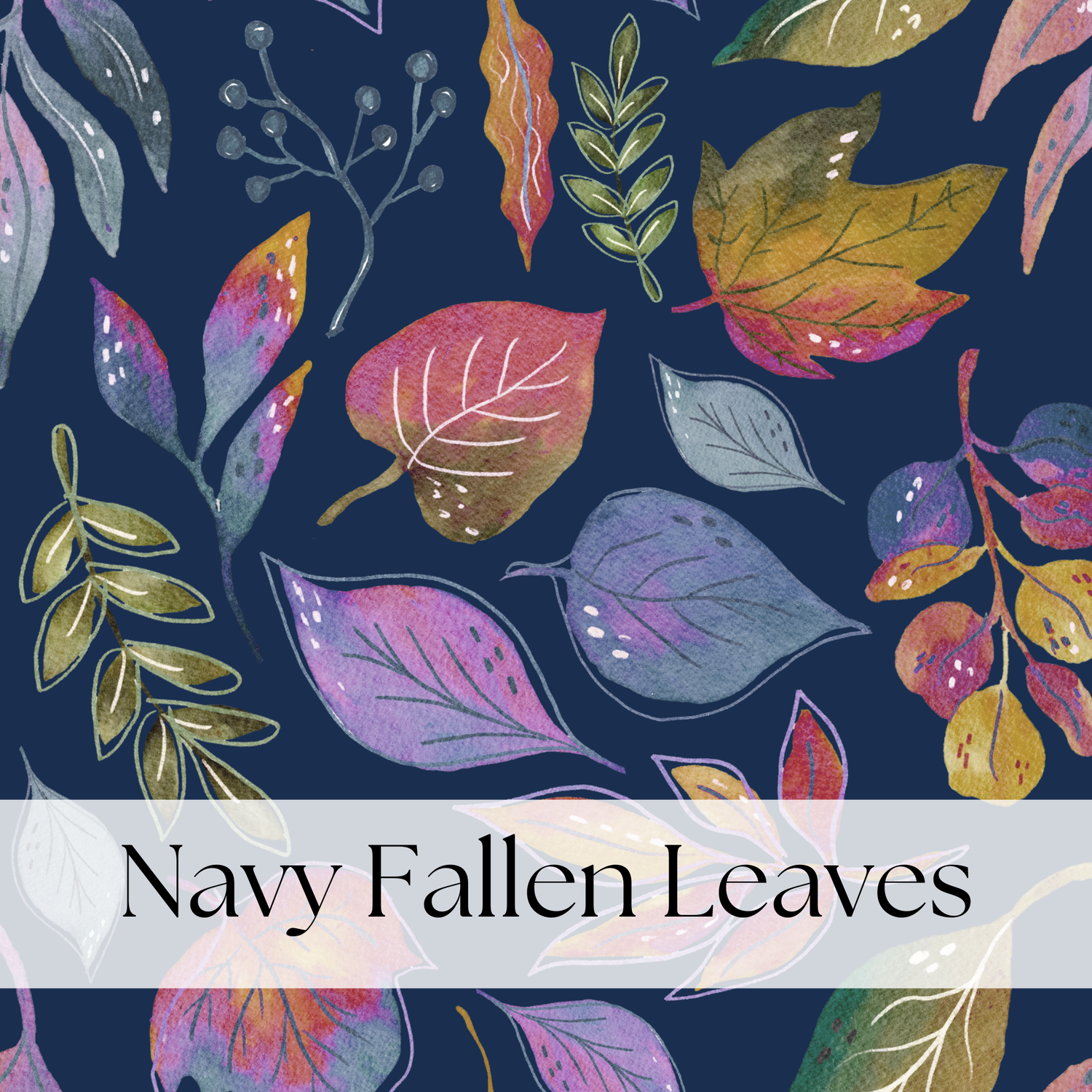 NAVY FALLEN LEAVES