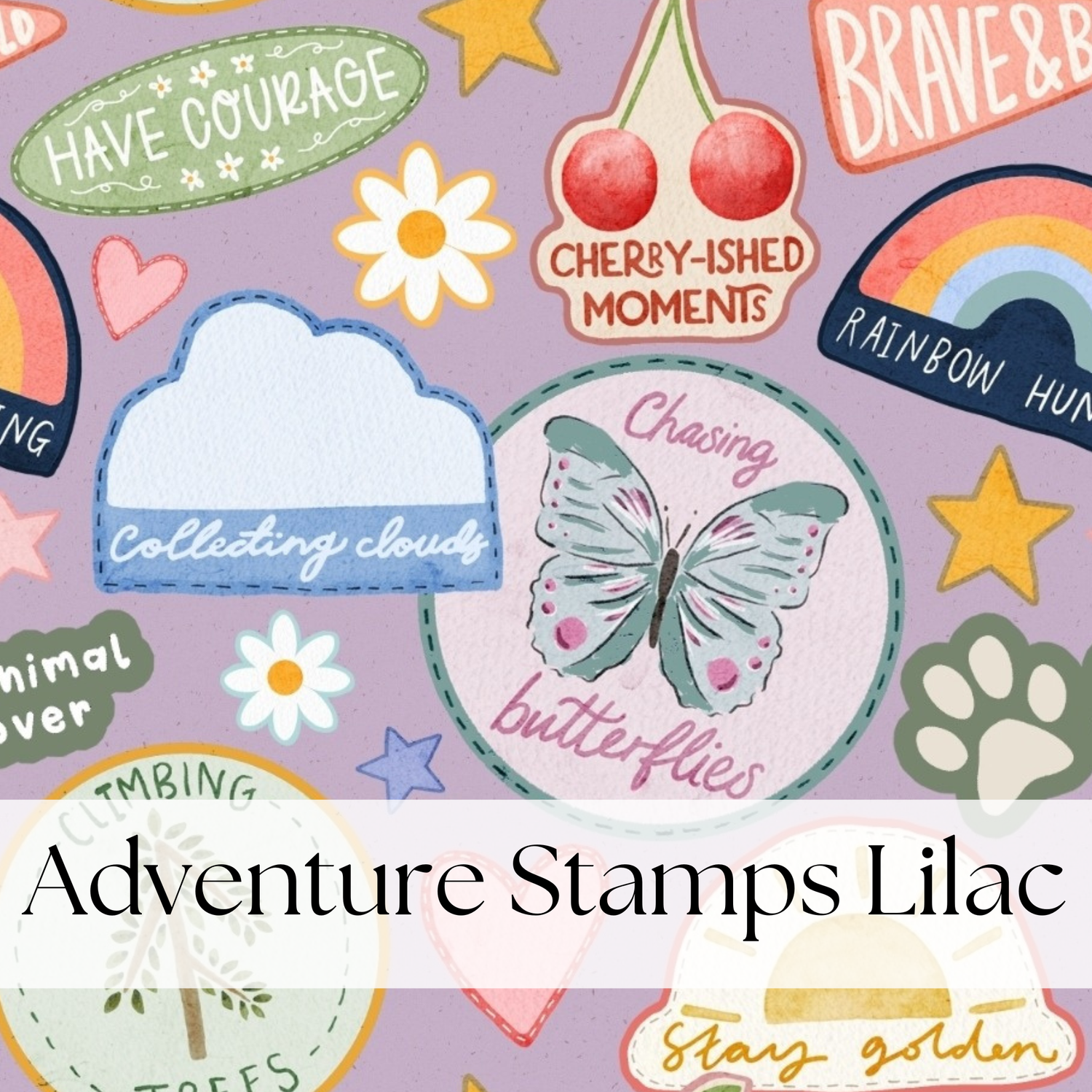 ADVENTURE STAMPS LILAC