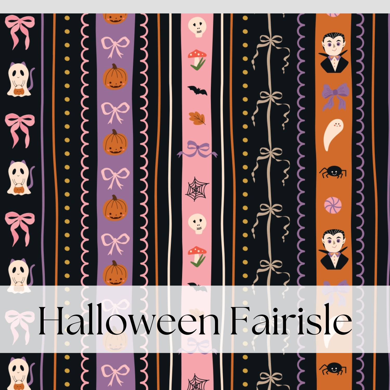 HALLOWEEN FAIRISLE
