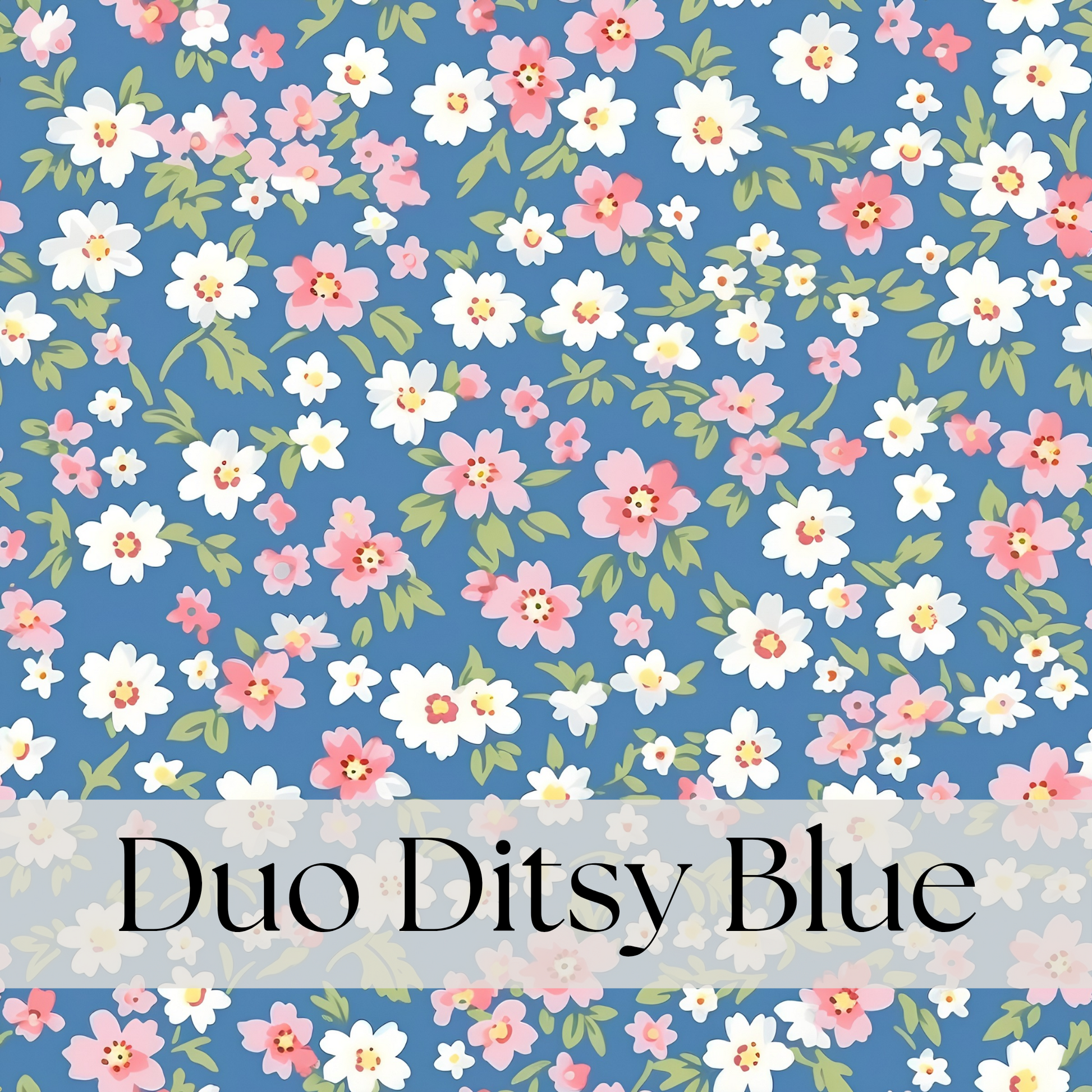 Duo Ditsy Blue