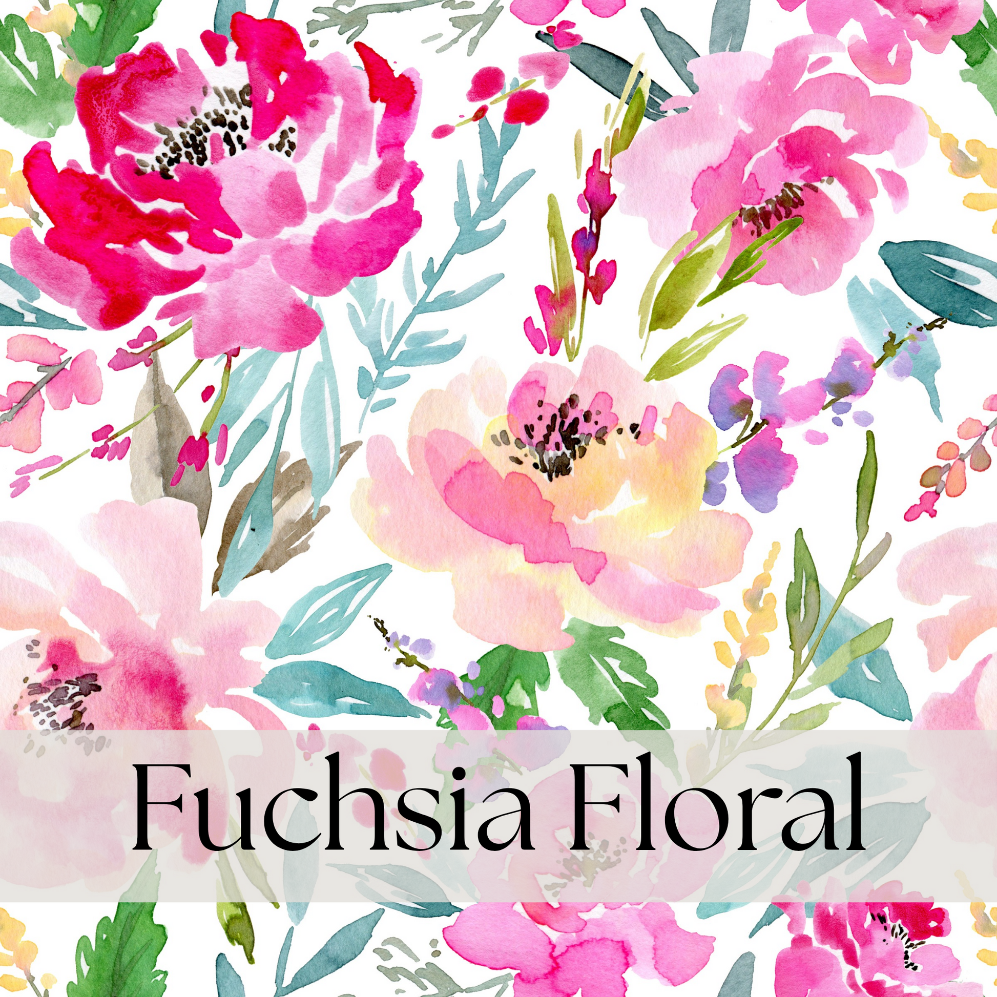 Fuchsia Floral
