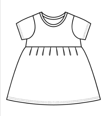 Dotty Dress | Long + Short Sleeves | HALLOWINDOW ICE