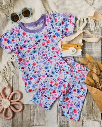 Shorts and Tee Set | MUTED CHECKS