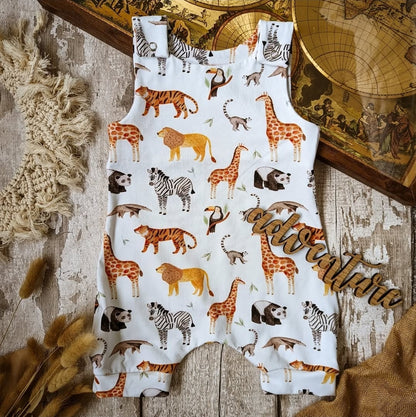 Shortie Romper | TRANSPORT & SPACE