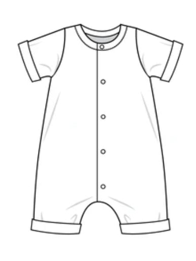 Short Button Down Romper | THE SNACK CUPBOARD