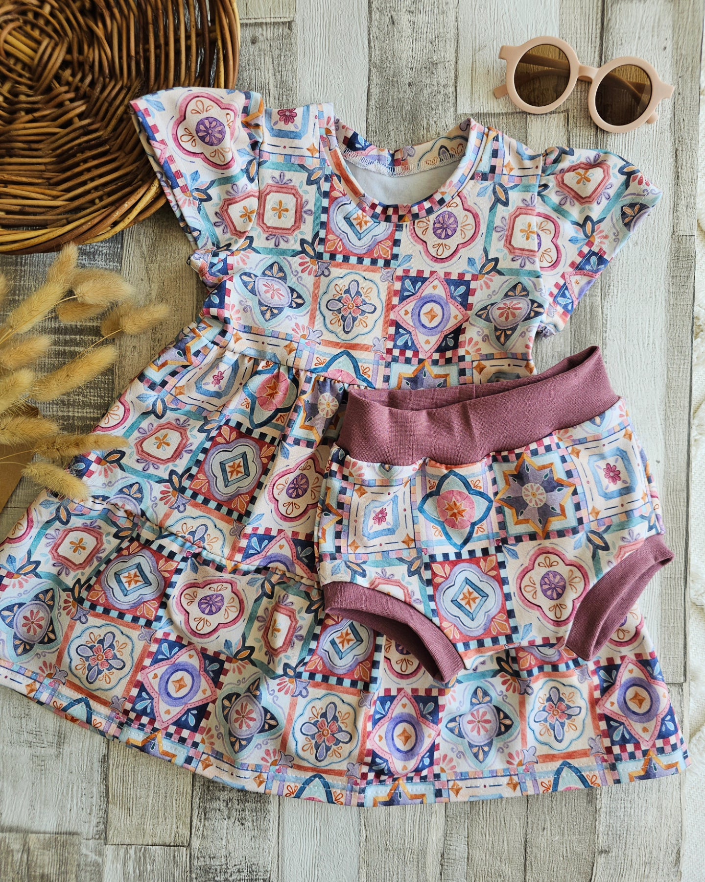 Tiered Dress | Short Sleeve | FLORALS